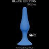 Синяя малая анальная пробка Slim Anal Plug Small - 10,5 см.