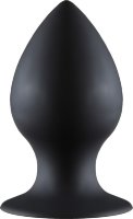 Чёрная анальная пробка Thick Anal Plug Small - 7,8 см.