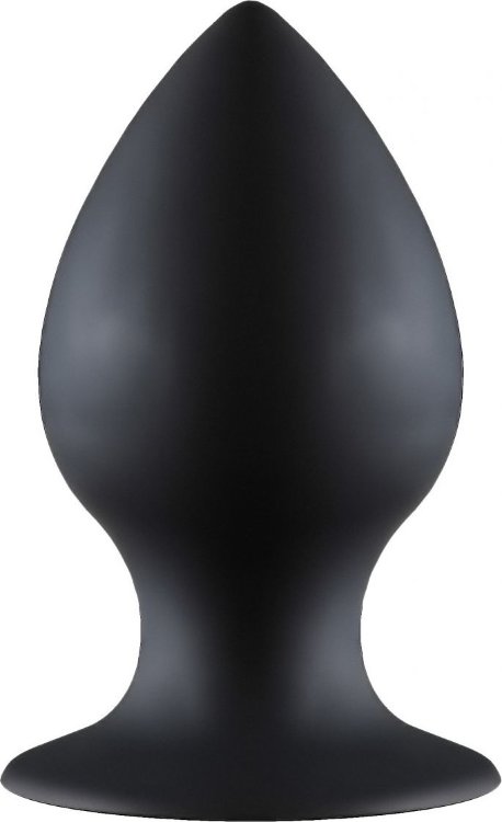 Чёрная анальная пробка Thick Anal Plug Small - 7,8 см.