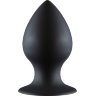 Чёрная анальная пробка Thick Anal Plug Small - 7,8 см.