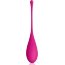 Ярко-розовый тяжелый каплевидный вагинальный шарик со шнурком  Цена 816 руб. - Ярко-розовый тяжелый каплевидный вагинальный шарик со шнурком