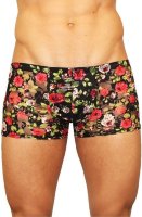 Мужские трусы-боксеры из сетки с яркими розами Rose Boxer
