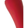 Красно-черный двусторонний вибромассажер Black Red - 21 см.