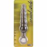 Дымчатая фигурная анальная ёлочка ANAL STICK - 14 см.