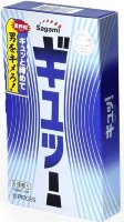 Фиолетовые презервативы Sagami 6 FIT V с волнообразной текстурой - 12 шт.