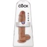 Фалоимитатор-мулат на присоске 11 Cock with Balls - 28 см.