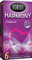 Презервативы с рёбрышками Domino Harmony - 6 шт.