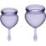 Набор фиолетовых менструальных чаш Feel good Menstrual Cup  Цена 2 071 руб. - Набор фиолетовых менструальных чаш Feel good Menstrual Cup