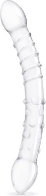 Двусторонний стеклянный фаллоимитатор 12’’ Girthy Double Trouble Glass Dildo - 30 см. Длина: 3 см. Диаметр: 4 см. Отправьтесь в чувственное путешествие удовольствия со стеклянным дилдо Glas 12 Girthy Double Trouble. Этот изысканный дизайн, изогнутый для зон удовольствия, предлагает непревзойденные ощущения и универсальную игру. Стимулятор имеет два привлекательных конца в форме слезы, каждый из которых имеет свою уникальную текстуру — один с чувственными завитками, а другой украшен дразнящими выступами, он заставит вас затаить дыхание. Этот фаллоимитатор, изготовленный из безопасного для тела и гипоаллергенного стекла, легко чистится, что обеспечивает удобство, а захватывающий мир температурных игр ждет вашего исследования — просто нагрейте или охладите фаллоимитатор для захватывающего сенсорного приключения. Страна: Китай. Материал: стекло.