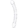 Двусторонний стеклянный фаллоимитатор 12’’ Girthy Double Trouble Glass Dildo - 30 см.