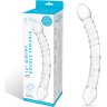 Двусторонний стеклянный фаллоимитатор 12’’ Girthy Double Trouble Glass Dildo - 30 см.