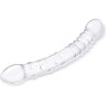 Двусторонний стеклянный фаллоимитатор 12’’ Girthy Double Trouble Glass Dildo - 30 см.