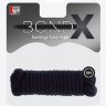 Чёрная веревка для связывания BONDX LOVE ROPE - 5 м.