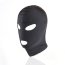 Черный текстильный шлем с прорезью для глаз и рта  Цена 1 023 руб. - Черный текстильный шлем с прорезью для глаз и рта