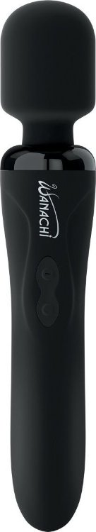 Черный вибратор-жезл Body Recharger