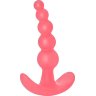 Розовая анальная пробка Bubbles Anal Plug - 11,5 см.