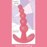 Розовая анальная пробка Bubbles Anal Plug - 11,5 см.
