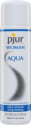 Лубрикант на водной основе pjur WOMAN Aqua - 100 мл. Лубрикант на водной основе, предназначенная специально для чувствительной кожи женщин. Для дополнительного ухода за кожей и увлажнения. Создает ощущения мягкости кожи. Для интенсивного скольжения. Без запаха и вкуса. Впитывается в кожу и не создает липкого эффекта. Протестировано дерматологами. Подходит для использования с латексными презервативами. Aqua (Water), Glycerin, Ethoxydiglycol, Hydroxypropyl Guar Hydroxypropyltrimonium Chloride, Hydroxyethylcellulose, Citric Acid, Propylene Glycol, Benzyl Alcohol, Methylchloroisothiazolinone, Methylisothiazolinone. Страна: Германия. Объем: 100 мл.