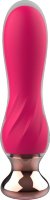 Розовый мини-вибратор Mini Vibrator с пультом ДУ - 12,5 см.