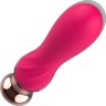 Розовый мини-вибратор Mini Vibrator с пультом ДУ - 12,5 см.