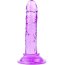 Фиолетовый анальный фаллоимитатор на присоске - 12 см.  Цена 467 руб. - Фиолетовый анальный фаллоимитатор на присоске - 12 см.