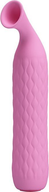 Розовый вакуумный стимулятор клитора Quentin