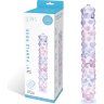Фаллоимитатор с массажными точками Purple Rose - 23 см.