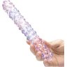 Фаллоимитатор с массажными точками Purple Rose - 23 см.