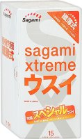 Ультратонкие презервативы Sagami Xtreme Superthin - 15 шт.