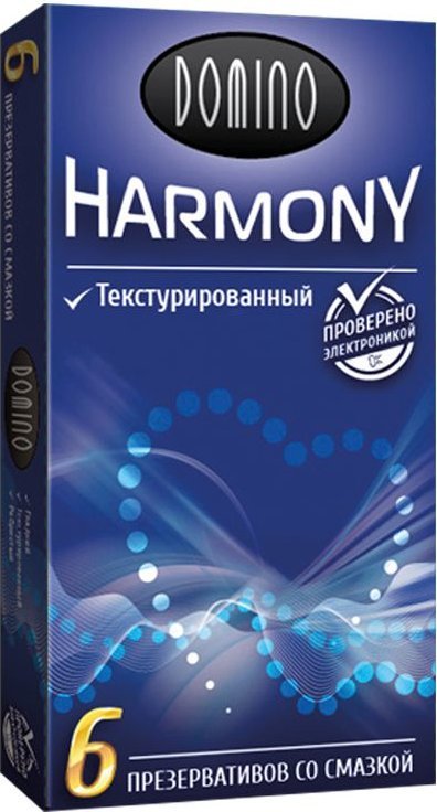 Текстурированные презервативы Domino Harmony - 6 шт.
