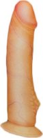 Фаллоимитатор HUMAN STYLE 7,3 с бугорком - 18,5 см.