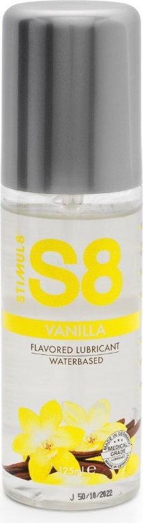 Лубрикант на водной основе Stimul8 Flavored Lube с ванильным ароматом - 125 мл.