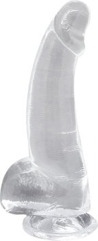 Прозрачный фаллоимитатор на присоске Ranger Jelly Dildo - 21 см.