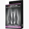 Набор из 3 силиконовых анальных пробок для начинающих Mini Anal Kit