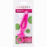 Розовая силиконовая пробка с прорезью Silicone Groove Probe - 10,2 см.