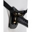 Чёрный с золотом женский страпон Designer Strap-On  Цена 7 608 руб. - Чёрный с золотом женский страпон Designer Strap-On