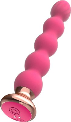Розовый вибратор-ёлочка Mini Vibrator с пультом ДУ - 19 см. Длина: 19 см. Диаметр: 3.3 см. Вибратор-елочка с 10 режимами вибрации и дистанционным пультом управления. Рабочая длина - 16,5 см. Минимальный диаметр - 2,7 см. Страна: Китай. Материал: силикон. Батарейки: встроенный аккумулятор.