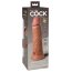 Карамельный вибратор-реалистик 8 Vibrating Silicone Dual Density Cock - 22 см. - Карамельный вибратор-реалистик 8 Vibrating Silicone Dual Density Cock - 22 см.