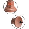 Карамельный вибратор-реалистик 8 Vibrating Silicone Dual Density Cock - 22 см.