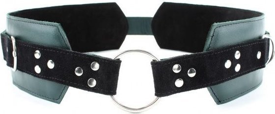 Изумрудный пояс Ladys Arsenal с колечками для крепления