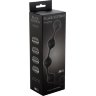 Чёрная анальная цепочка Classic Anal Beads - 31,5 см.