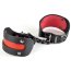 Чёрные наручники с красной вставкой «Пятница»  Цена 1 776 руб. - Чёрные наручники с красной вставкой «Пятница»