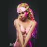 Розовая маска Shy
