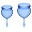 Набор синих менструальных чаш Feel good Menstrual Cup  Цена 2 071 руб. - Набор синих менструальных чаш Feel good Menstrual Cup