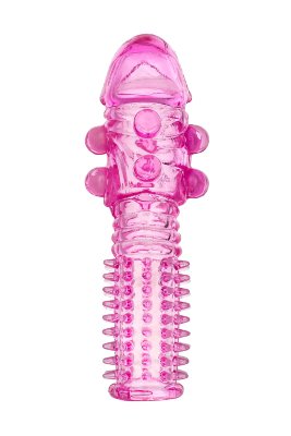 Гелевая розовая насадка с шариками и шипами - 14 см.  Цена 977 руб. Длина: 14 см. Диаметр: 4 см. Эта насадка не просто увеличивает ваш пенис в размерах, но и делает близость очень-очень чувственной. Виной тому большая головка с шишечками, а также ребристое тельце насадки с шипами внизу. Даже опытная в сексуальных делах женщина оценит по достоинству такую стимуляцию. Страна: Китай. Материал: термопластичный эластомер (TPE).