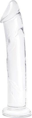 Большой стеклянный стимулятор 12’’ Glass Dildo With Veins Flat Base - 28 см. Длина: 28 см. Диаметр: 5 см. Подарите себе настоящее удовольствие с помощью внушительного стеклянного дилдо, мастерски созданного, повторяющего форму и внешний вид настоящего пениса. Благодаря тщательному вниманию к деталям, его реалистичная форма и реалистичные черты создают непреодолимое очарование. Этот инструмент для удовольствия премиум-класса, изготовленный из безопасного для тела и гипоаллергенного стекла, его можно нагревать или охлаждать для захватывающих сенсорных приключений. Дайте волю своему воображению: этот объемный фаллоимитатор может использоваться с любыми интимными гелями-смазками, на любых основах. Имеет ограничительное основание, обеспечивающее беззаботное наслаждение и глубокое проникновение. Страна: Китай. Материал: стекло.
