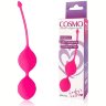 Розовые вагинальные шарики Cosmo с хвостиком