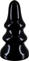 Черная анальная пробка MAGNUM 19 - 22 см.