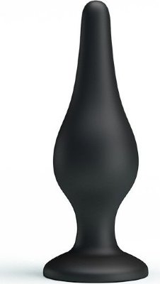 Анальная пробка на присоске среднего размера Sensitive Prostate Plug - 14 см. Длина: 14 см. Диаметр: 4.5 см. Анальная пробка на присоске среднего размера может стать самой популярной в вашей сексуальной жизни. Прекрасно подходит для анальной стимуляции и даже для легкого массажа простаты. Круглый ограничитель-стоппер на основании делает введение пробки безопасным, шелковистый силикон и правильно подобранный анальный лубрикант сделают стимуляцию более комфортной. Страна: Китай. Материал: силикон.