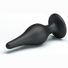 Анальная пробка на присоске среднего размера Sensitive Prostate Plug - 14 см.